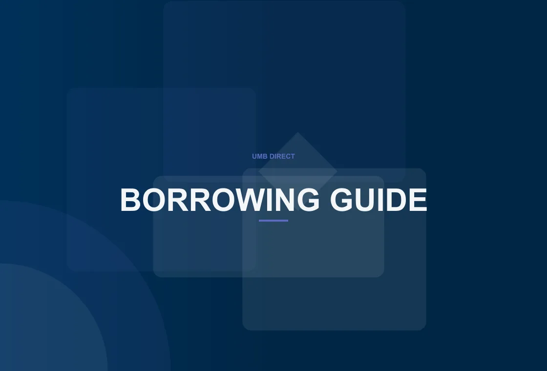UMB Direct member checking Evaluating interest rates and fees APR vs interest rate explained features in online banking
