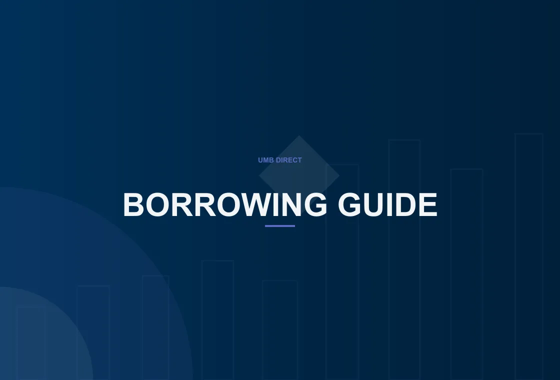 UMB Direct online banking user viewing Understanding loan types and purposes across consumer and business lending account inf