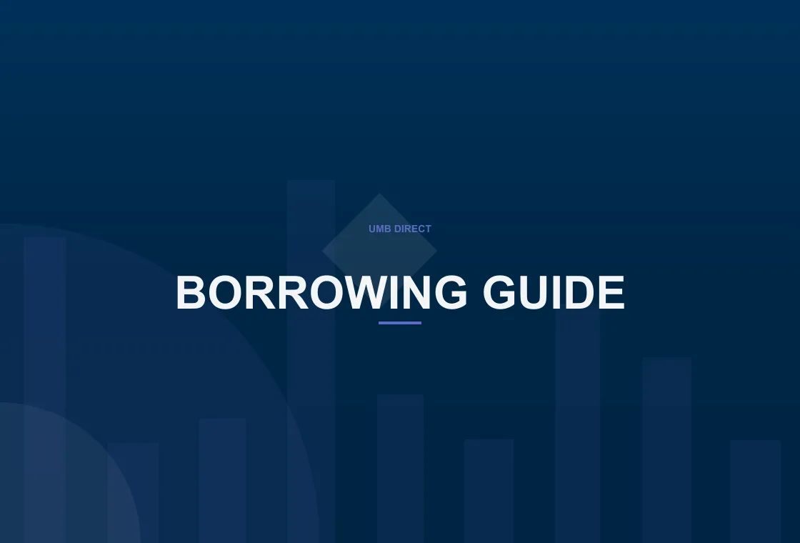 UMB Direct online banking user viewing How do lenders evaluate your borrowing capacity using the 5 Cs of credit account infor
