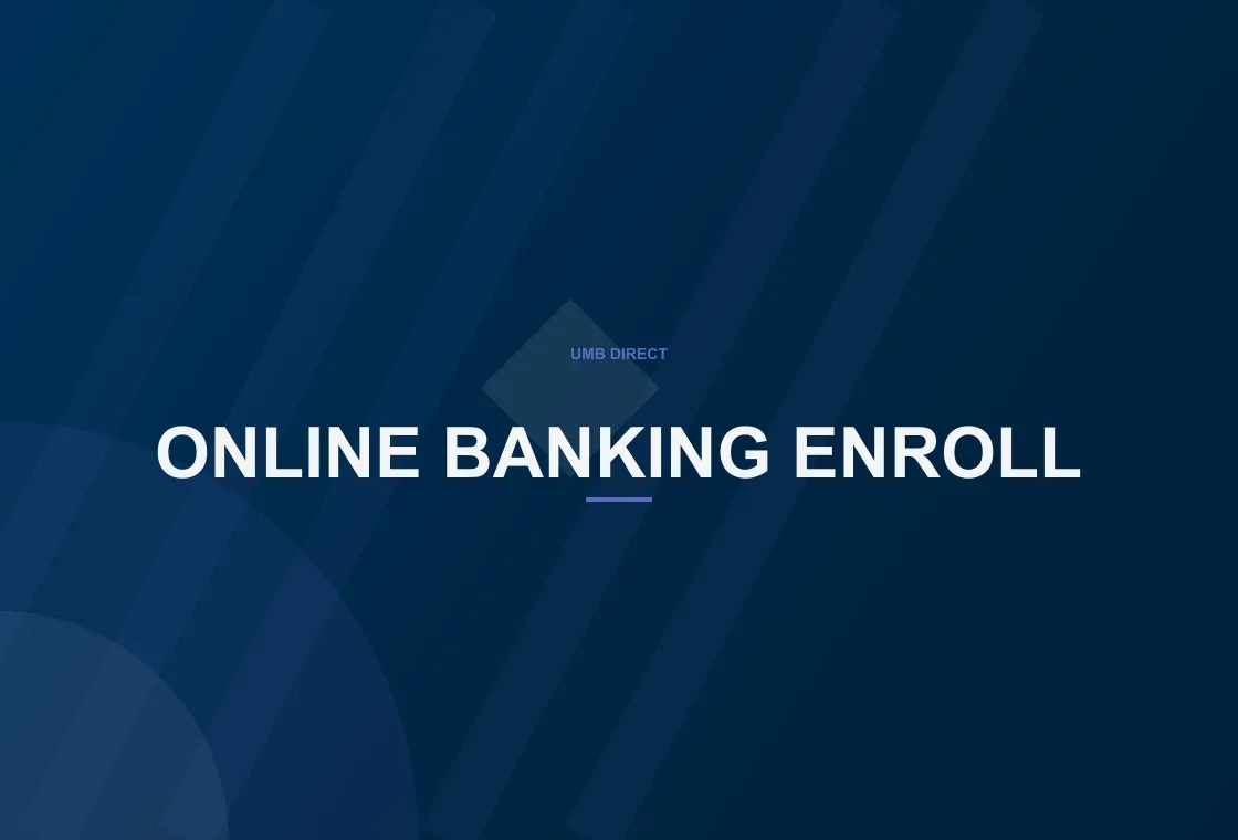 UMB Direct secure Confirm what is needed to enroll in online banking registration walkthrough on screen