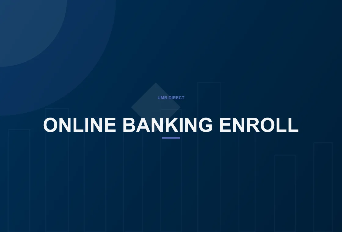 UMB Direct first-time user starting verify identity enrollment on a laptop