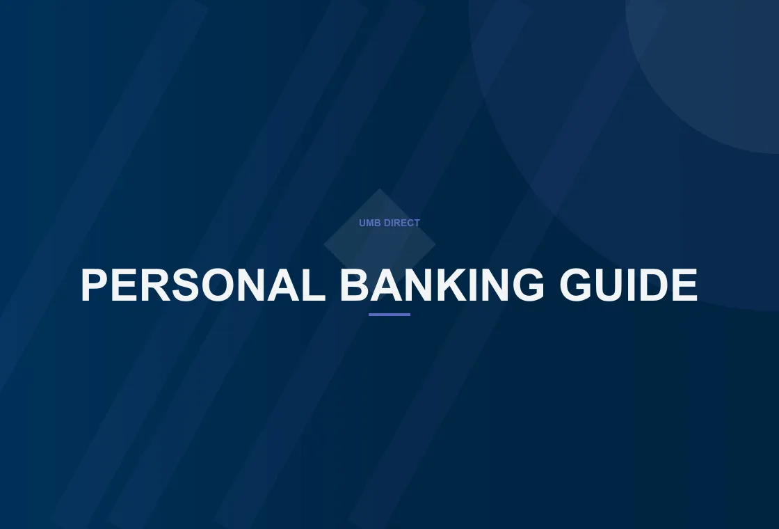 UMB Direct online banking user viewing Which basic bank accounts handle everyday cash needs account information
